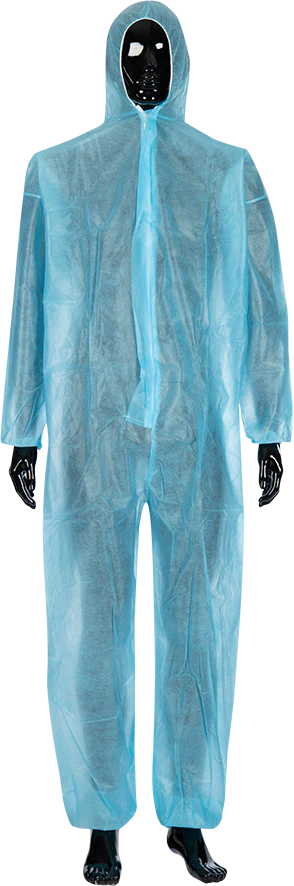 Basic Disposable Coverall - Blue Basic Disposable Coverall - Blue