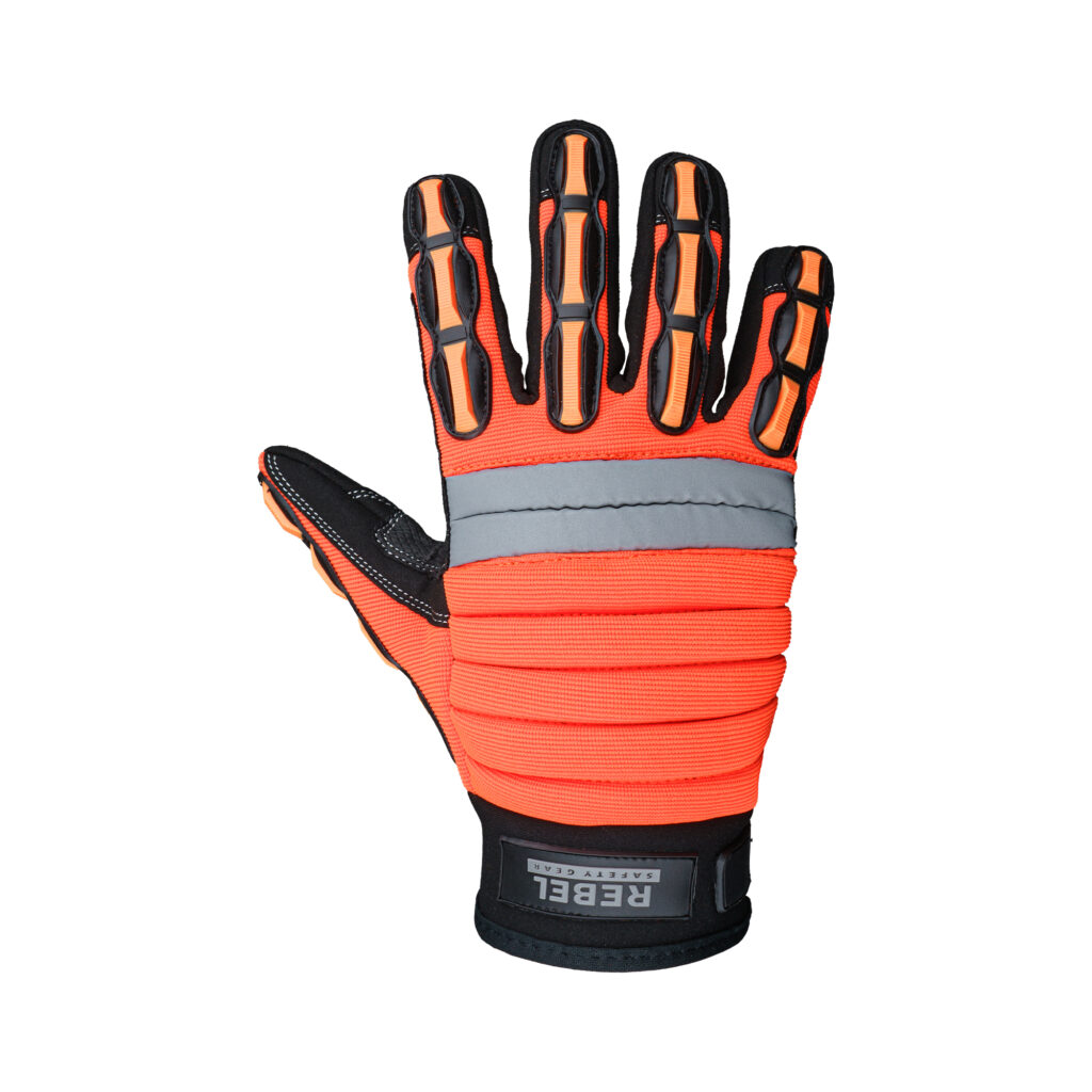 REBEL Impact Resistant Hi Viz Gloves REBEL Impact Resistant Hi Viz Gloves