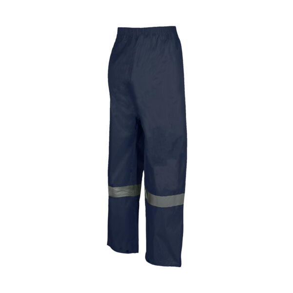 REBEL AquaSkin Rubberised Hi Viz Navy Reflective Rainsuit REBEL AquaSkin Rubberised Hi Viz Navy Reflective Rainsuit - Image 6
