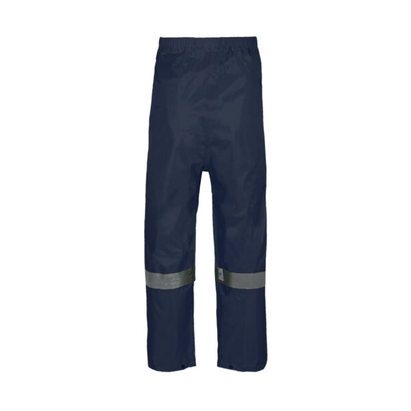 REBEL AquaSkin Rubberised Hi Viz Navy Reflective Rainsuit REBEL AquaSkin Rubberised Hi Viz Navy Reflective Rainsuit - Image 4