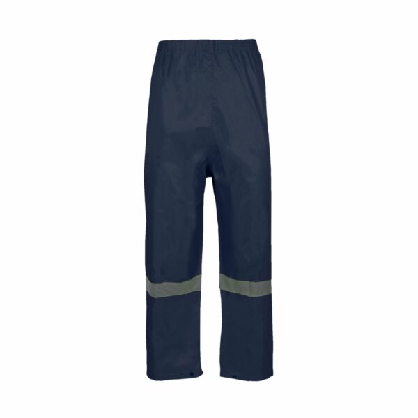 REBEL AquaSkin Rubberised Hi Viz Navy Reflective Rainsuit REBEL AquaSkin Rubberised Hi Viz Navy Reflective Rainsuit - Image 3