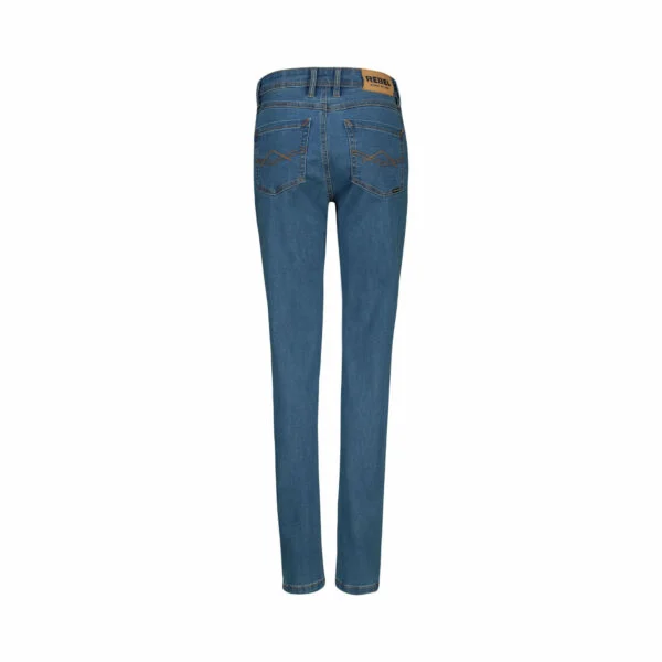 REBEL Ladies Workwear Jeans Mid Blue REBEL Ladies Workwear Jeans Mid Blue - Image 5