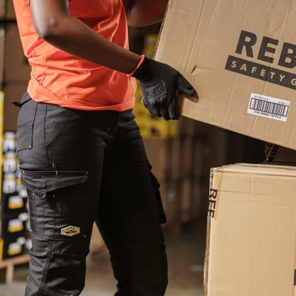 REBEL Ladies Tech Gear Trousers Raven Black REBEL Ladies Tech Gear Trousers Raven Black - Image 6