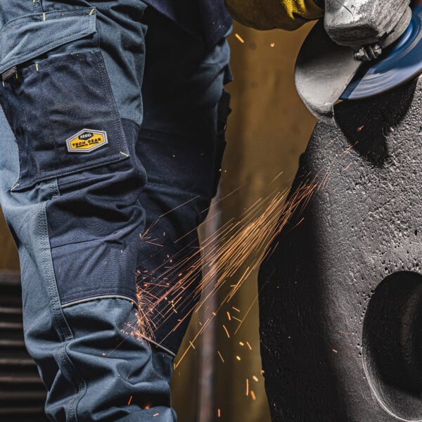 REBEL Men’s Tech Gear Acid Flame Trousers Air force Blue REBEL Men’s Tech Gear Acid Flame Trousers Air force Blue - Image 5