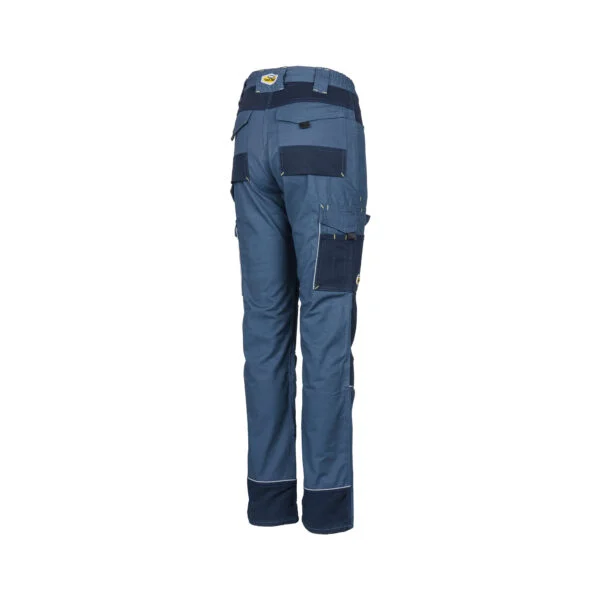 REBEL Ladies tech gear acid flame trousers airforce Blue REBEL Ladies tech gear acid flame trousers airforce Blue - Image 5