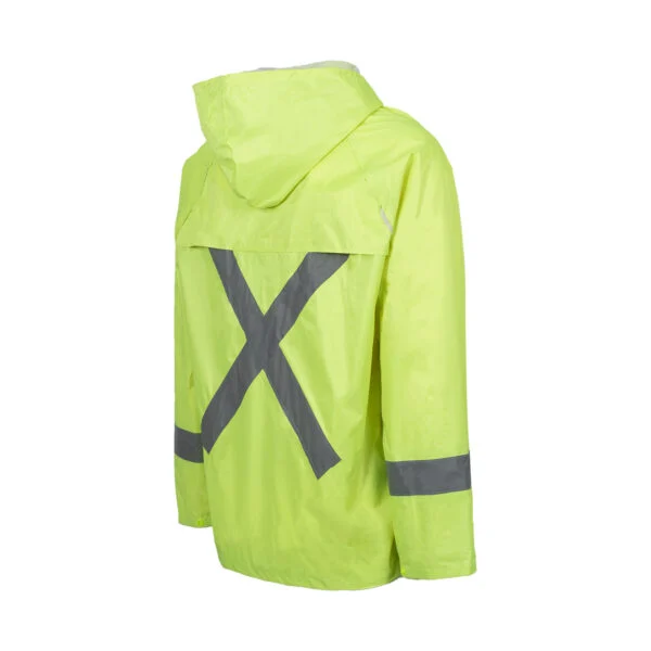 REBEL AquaSkin Rubberised Hi Viz Reflective Lime Rainsuit REBEL AquaSkin Rubberised Hi Viz Reflective Lime Rainsuit - Image 6