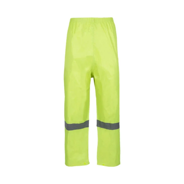 REBEL AquaSkin Rubberised Hi Viz Reflective Lime Rainsuit REBEL AquaSkin Rubberised Hi Viz Reflective Lime Rainsuit - Image 3