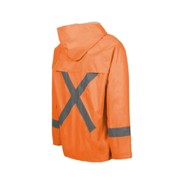 REBEL AquaSkin Rubberised Hi Viz Reflective Orange Rainsuit REBEL AquaSkin Rubberised Hi Viz Reflective Orange Rainsuit - Image 4