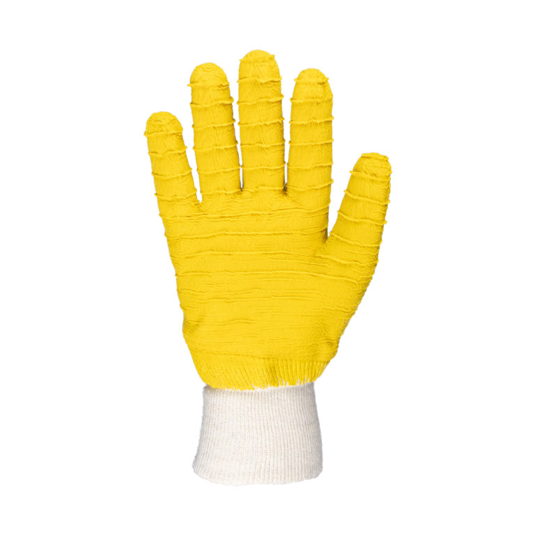 REBEL Tru Touch Yellow Comarex Knit Wrist Superior Gloves REBEL Tru Touch Yellow Comarex Knit Wrist Superior Gloves - Image 3