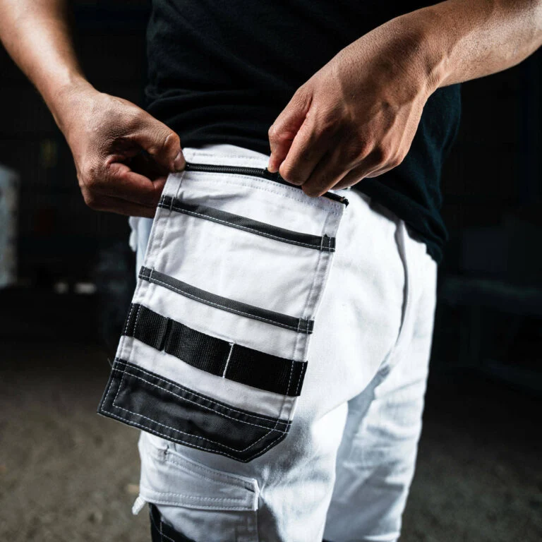 REBEL Men’s Tech Gear Trousers Arctic White REBEL Men’s Tech Gear Trousers Arctic White - Image 7