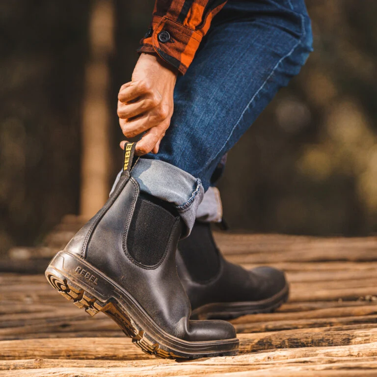 REBEL Urban Retro Classic Chelsea Boot Dark Brown REBEL Urban Retro Classic Chelsea Boot Dark Brown - Image 5