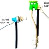 Cistern Valve 1/2" Parker
