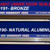 Draught Excluders – Aluminium & Bronze (915mm / 1200mm)