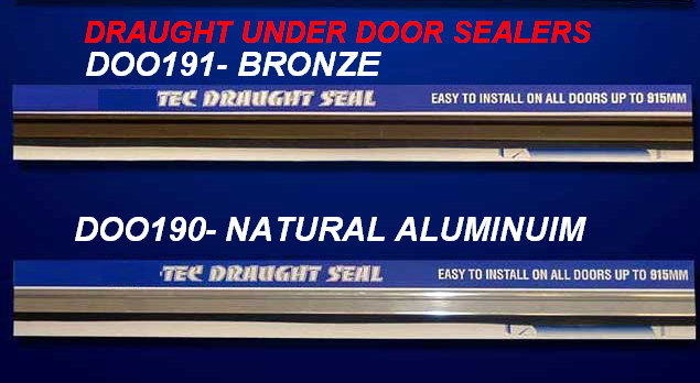 Draught Excluders – Aluminium & Bronze (915mm / 1200mm) Draught Excluders – Aluminium & Bronze (915mm / 1200mm)