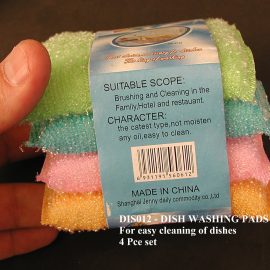 Dish Washing Pads 4 Piece