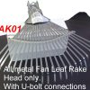 Fan Rake Head - Galvanised