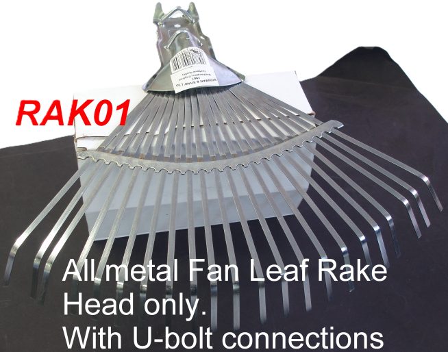 Fan Rake Steel Fan Rake Head - Galvanised