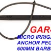 Irrig Anchor &Tube 600mm