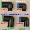 Irrigation Full Flow Elbows