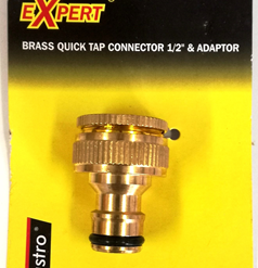Tap Connectors With Adaptor (brass)