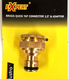 Tap Connectors With Adaptor (brass)