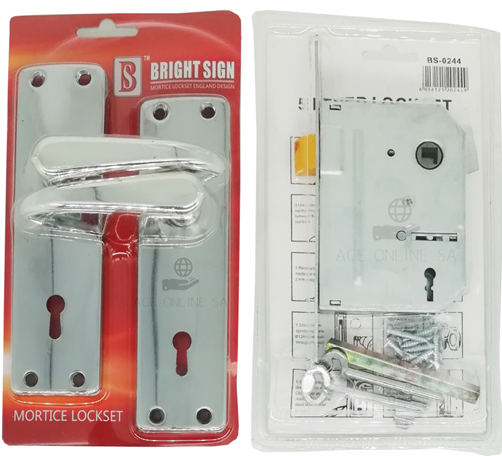 5 Lever Mortice Lockset - Bright Sign 5 Lever Mortice Lockset - Bright Sign