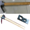 Adze with Wooden Handle