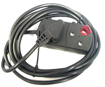 Black Extension cord with Indicator Light Black Extension cord with Indicator Light