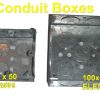 Conduit Boxes - Metal with Pop-outs