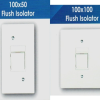 Flush Isolators - Double Pole