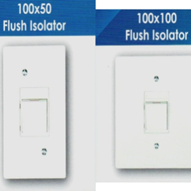 Flush Isolators - Double Pole