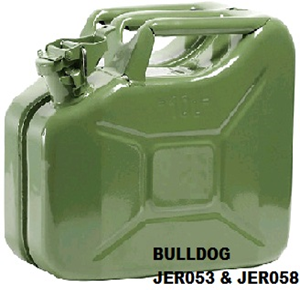 Jerry Cans Metal - Bulldog type Jerry Cans Metal - Bulldog type