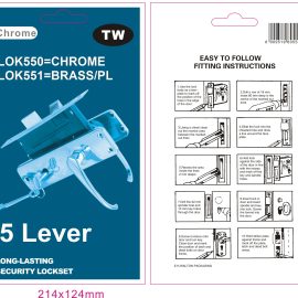 Mortice Locksets 5 LEVER -Blister packed