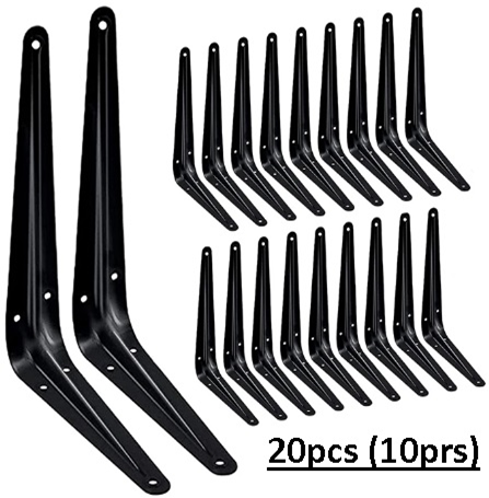 Shelf Brackets - Black Shelf Brackets - Black