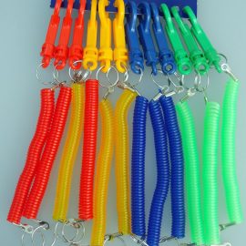 Spiral Keyring Display 12pce