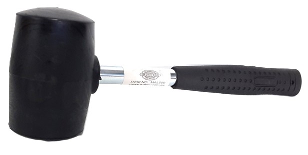 Steel Shafted Rubber Mallet Steel Shafted Rubber Mallet