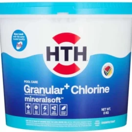 HTH Granular+ Mineralsoft Pool Chlorine 8 kg