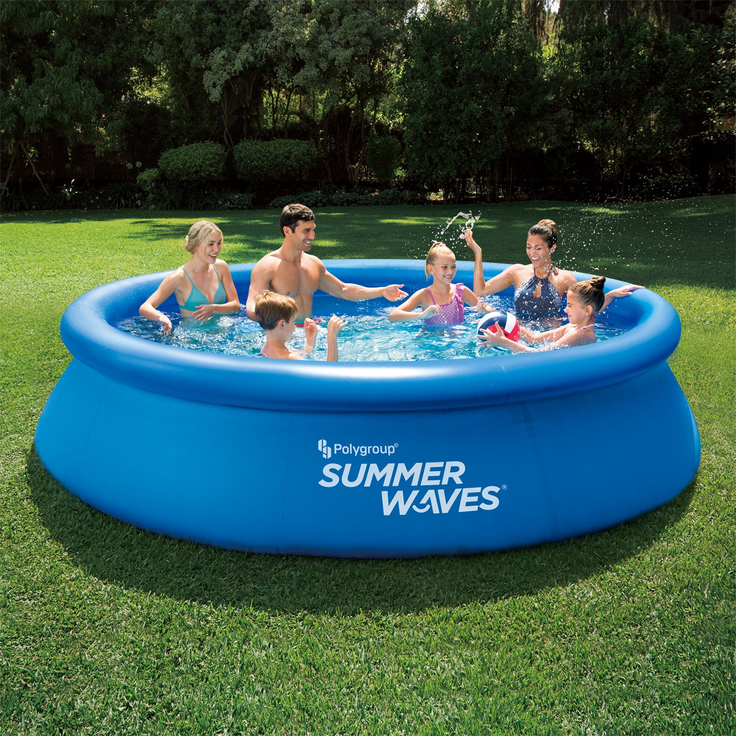 12FT Summer Waves QS Ring Pool with pump 12FT Summer Waves QS Ring Pool with pump - Image 2